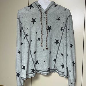 Gray star sweatshirt